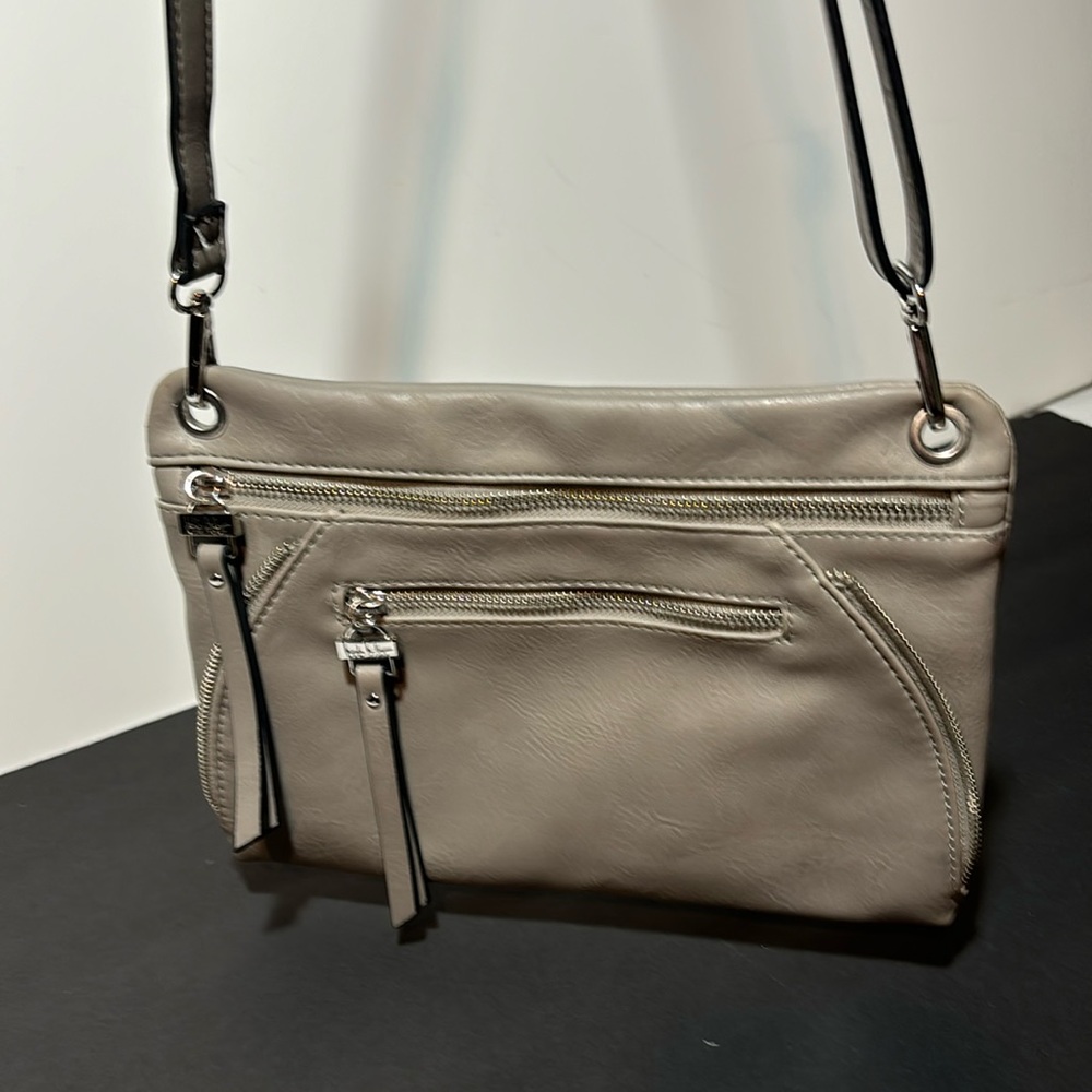 Nicole Miller Crossbody Bag | Desert Taupe| Faux Leather